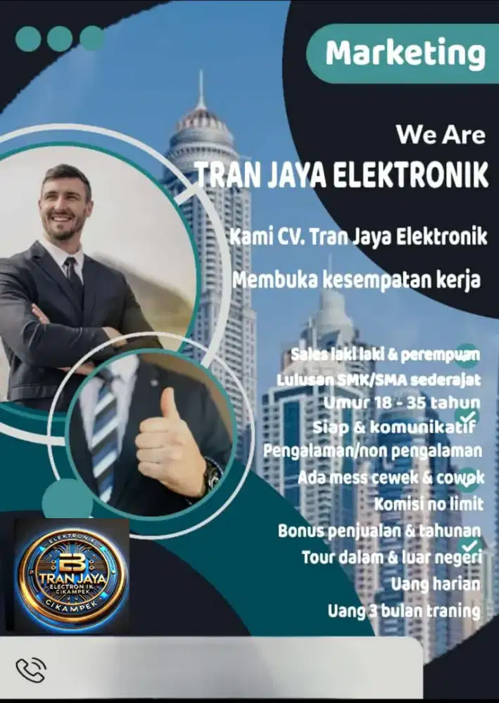 Lowongan kerja marketing exekutive
