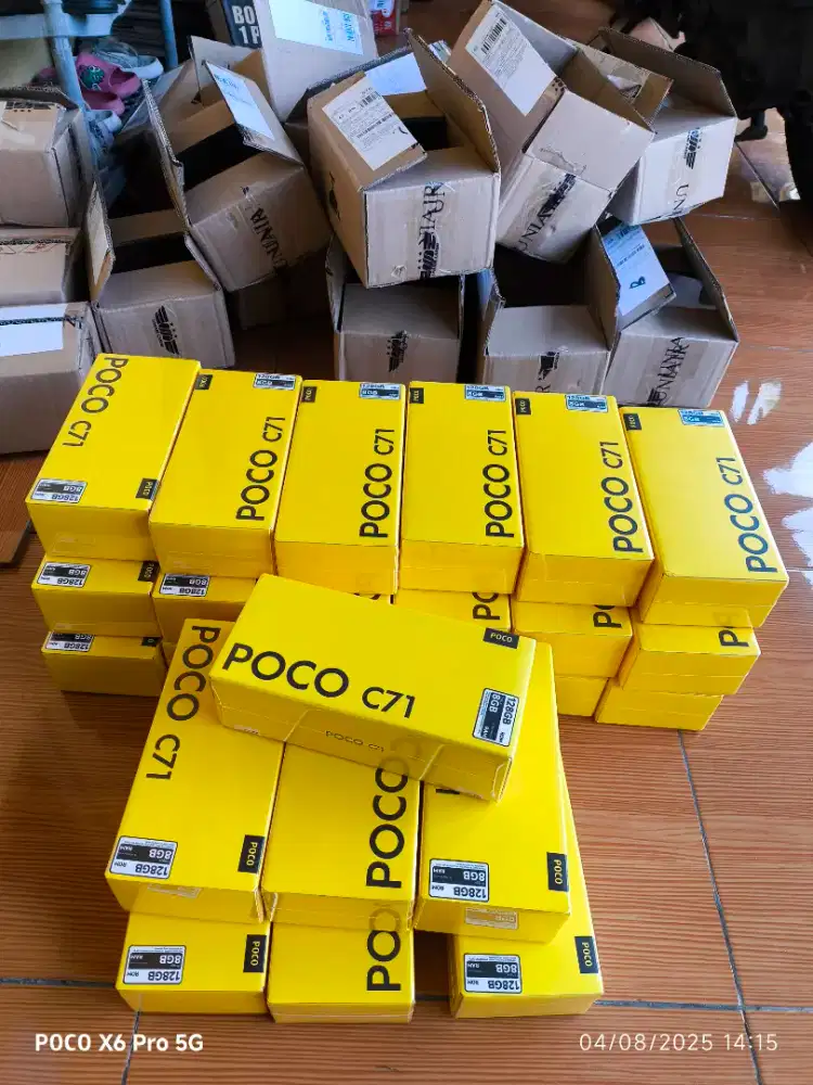 Poco c71 4/128 baru dan segel murah