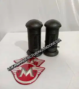 Emblem dan Pedal Karet Matchless