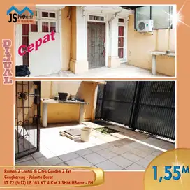 DIJUAL MURAH HARGA INVESTOR 2 LANTAI DI CITRA GARDEN 2 EXT JAKARTA