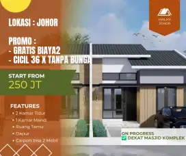 RUMAH CANTIK MURAH LOKASI JOHOR