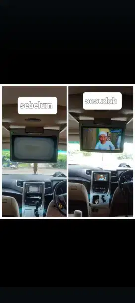 Repair lcd burem Alphard lexsus dll
