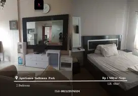 Dijual Apartement Sudirman Park 2BR Low Floor Full Furnished