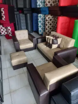 READY SOFA KULIT SET TERMURAH TERLARIS SALE