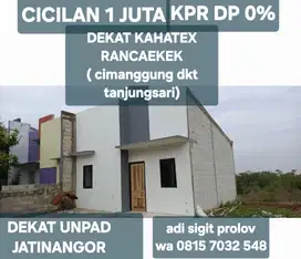 CICILAN 1 JUTA KPR DP 0% RUMAH DEKAT KAHATEX RANCAEKEK CIMANGGUNG