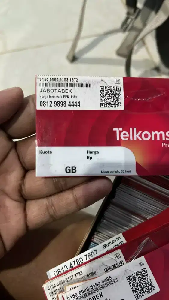 Kartu Perdana Telkomsel Nomor Cantik Simpati Elegan