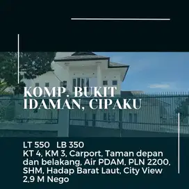 Dijual Rumah Mewah City View di Komplek Bukit Idaman, Cipaku – Bandung