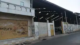 Gudang 1100 m2 siap pakai pinggir jalan aren jaya perumnas 3 bekasi