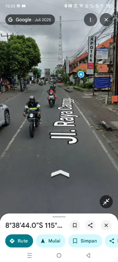 Dijual tanah 2,9 are pinggir jalan raya canggu  kerobokan badung bali