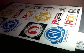 Sticker cutting tulisan stiker logo reflektive skotlite nyala murah
