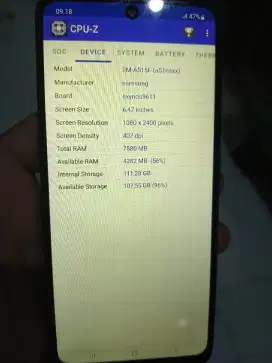 Jual cepat samsung a51 ram 8 gb sudah nfc