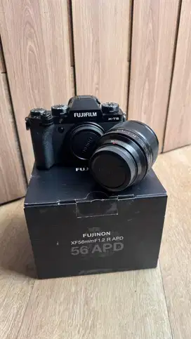 DIJUAL KEMERA FUJIFILM X-T5 & LENSA FUJINON XF 56mm F1.2 APD