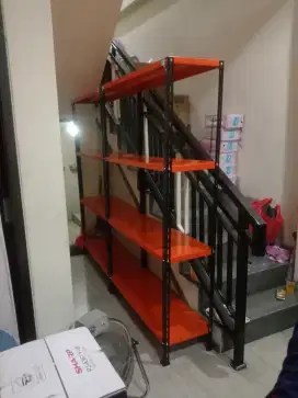 RAK BESI SIKU LUBANG SIAP KIRIM DAN COD