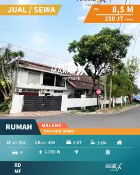 Dijual Rumah Hook Selangkah ke Kayutangan di Oro-oro Dowo Malang