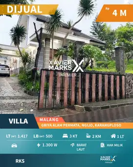 Dijual Rumah Villa Siap Huni Dekat Exit Tol di Griya Alam Permata