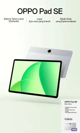 OPPO PAD SE Ram 4GB Rom 128GB