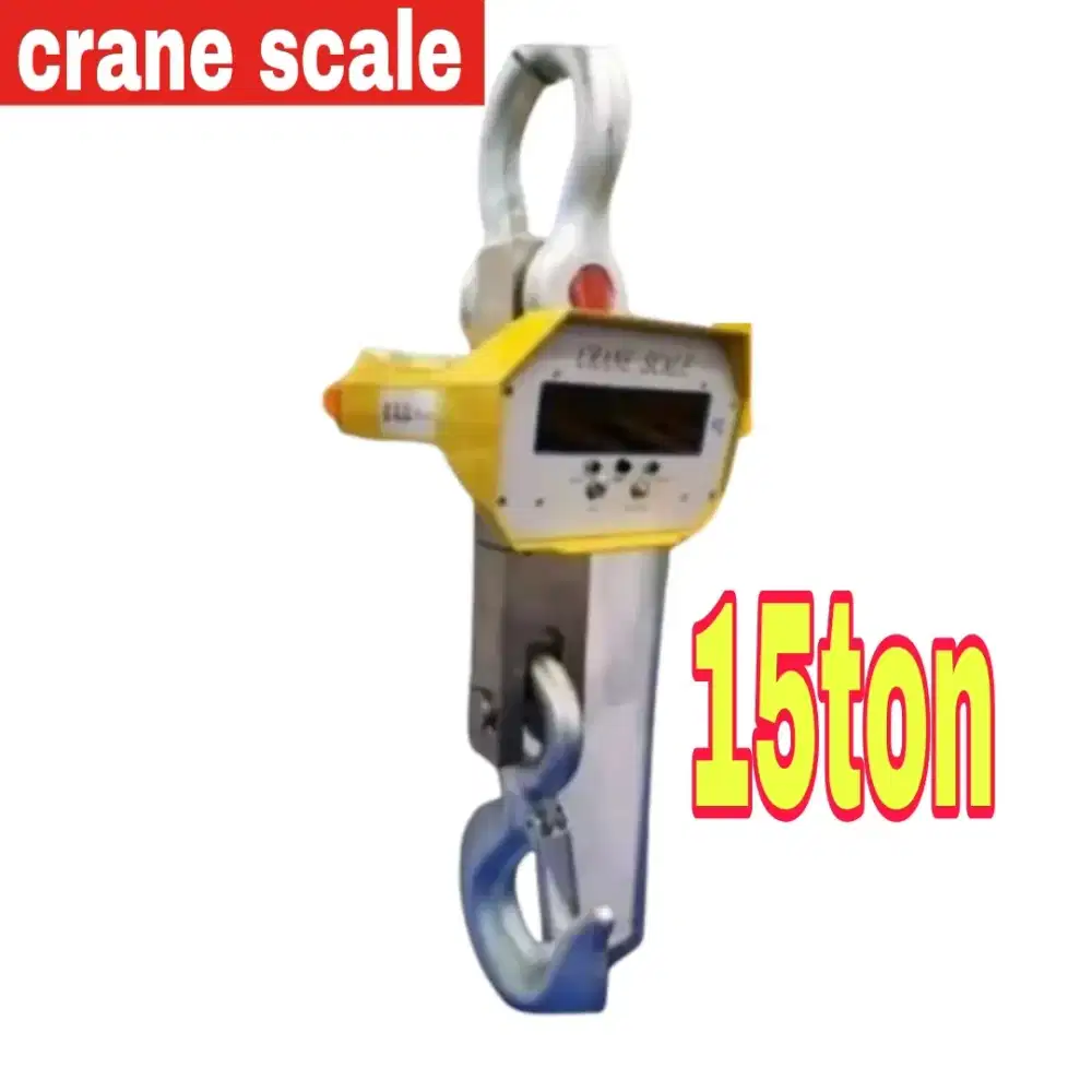 Timbangan gantung digital  ocs 15ton 15000kg crane scale 15ton