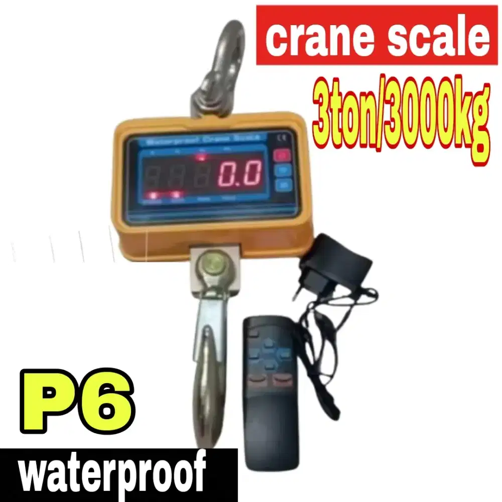 Timbangan gantungl 3ton 3000kg crane scale waterproof