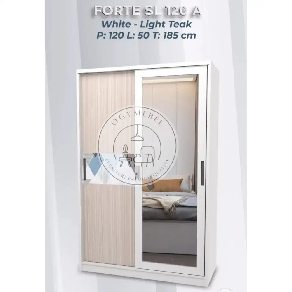 READY LEMARI BESI PAKAIAN FORTE SL 120 TERMURAH TERLARIS SALE