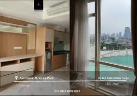 Disewakan Apartement Menteng Park Low Floor 1BR Furnished View Pool