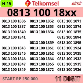 Nomor Cantik 11 DIGIT TELKOMSEL