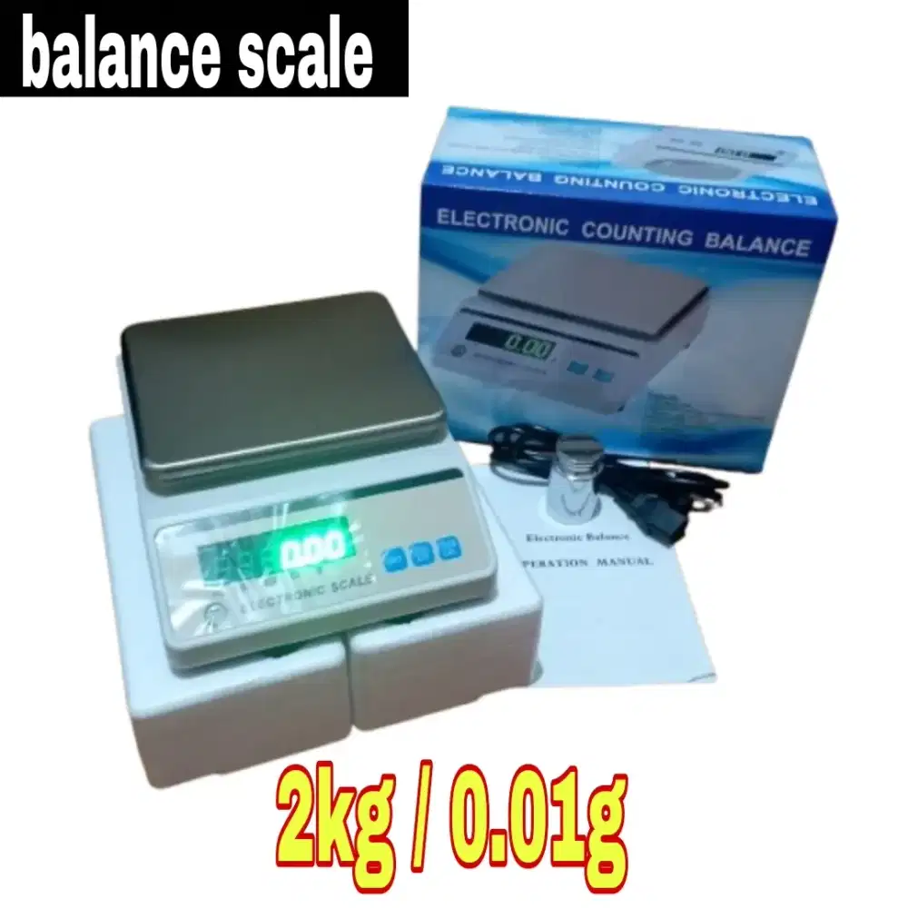 Timbangan digital 2000gr/2kg 0.01g
