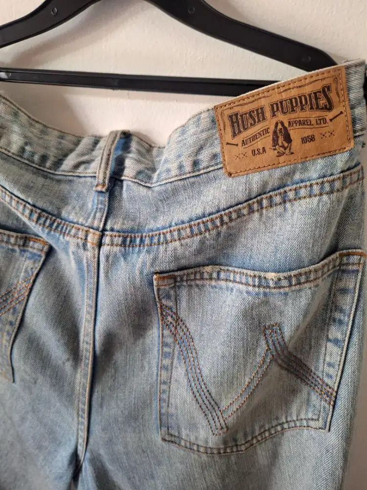 Hush Puppies - Celana Jeans Thiago Slim Fit Denim Pants Ukuran 34 inci