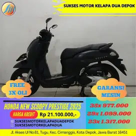 HONDA NEW SCOOPY PRESTIGE 2025 CASH/KREDIT PROSES CEPAT SYARAT KTP/KK
