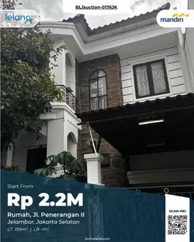 Rumah dijual, Rumah Jl.penerangan II, Jelambar, Grogol, Jakarta Barat