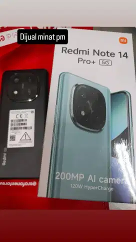 DIJUAL XIAOMI REDMI NOTE 14 PRO PLUS 5G 12/512