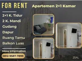 Apartement Luas Uk 55m2 Type 2+1 Tower A Semi furnish