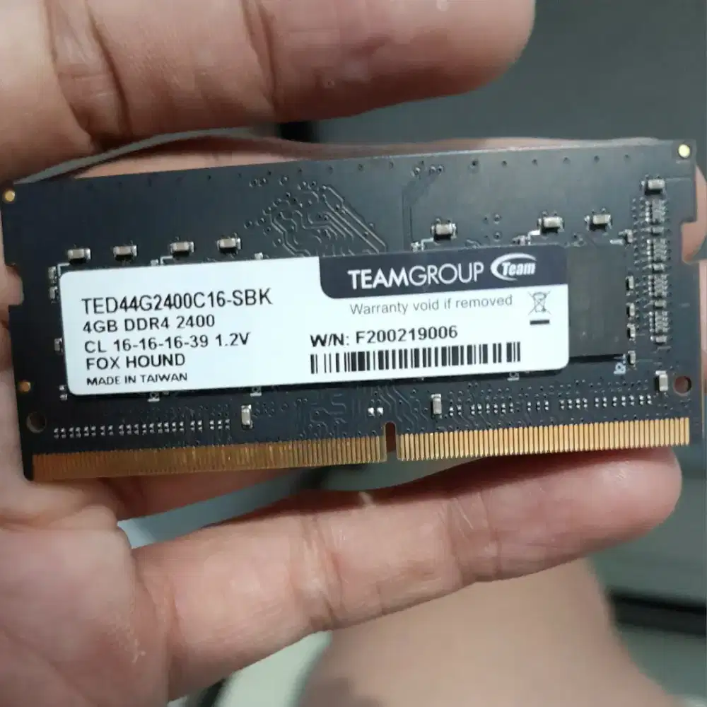 RAM Laptop 4GB DDR4 Team Elite