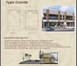 Dua Ruko baru  di paskal hyper lokasi prime strategis disewakan