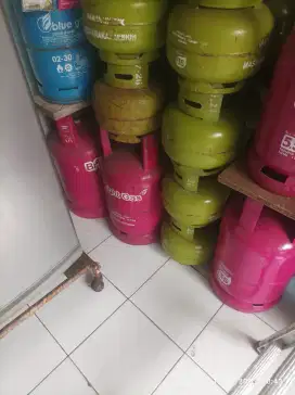 Tabung gas 12kg tabung pink dan biru