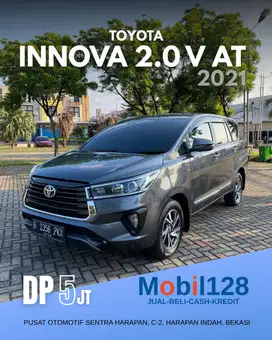 [MURAH DP 5Jt] Toyota Innova V Bensin AT 2021, Abu-Abu