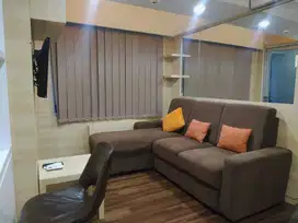 PROMO unit bulanan apartemen jarrdin dua kamar tidur furnished mewah