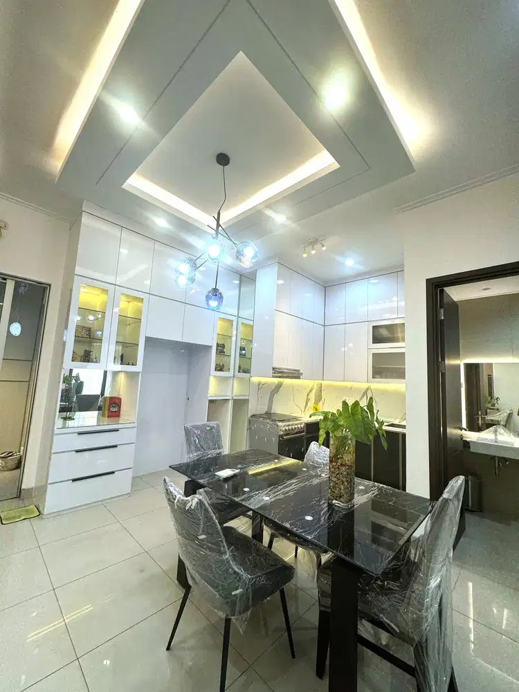 Rumah Full Furnished Mewah Interior 2Lt 8x15 3+1KT Tahap 1 PIK 2