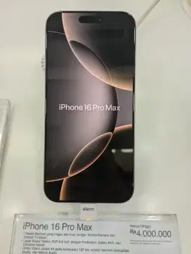 Cicilan Handphone 16 Pro Max