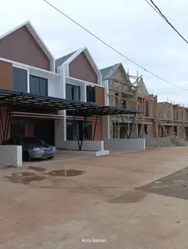 RUMAH MEWAH ALA SCANDINAVIA SIAP HUNI FULL BATA MERAH DKT TOL