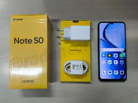 Realme Note 50 4/64 Hitam Fullset Terawat & Istimewa