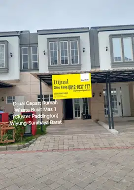 Dijual Baru Gress Wisata Bukit Mas-1 Wiyung-Surabaya Barat