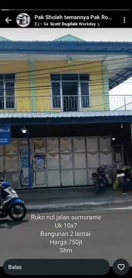 Tempat usaha luas 70 m2 harga 750 juta di Candi, Kabupaten Sidoarjo