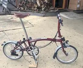 Brompton Classic Edition Oxblood Red Limited