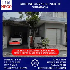 Rumah Gunung Anyar Rungkut Surabaya Siap Huni Bebas Banjir
