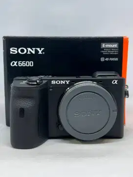 Kamera Sony A6600 body only fullset box like new SC seribu