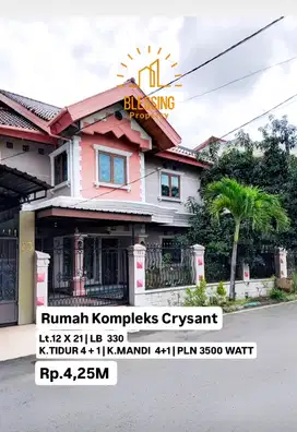 rumah mewah crysant panakukang dekat mall