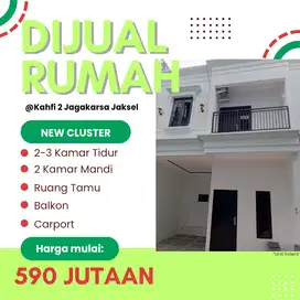 Rumah 2 lantai 590 juta di Jagakarsa Jakarta Selatan bebas banjir