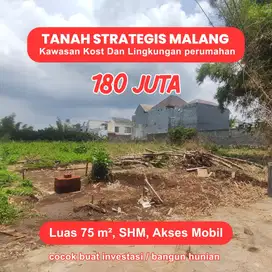Kavling malang, cocok bangun hunian.