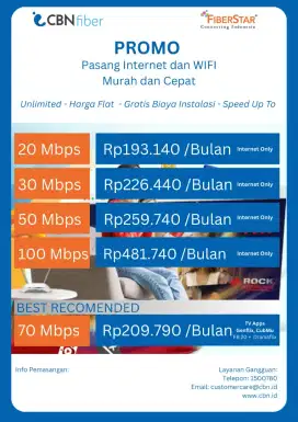Wifi CBN Fiber Fiber
