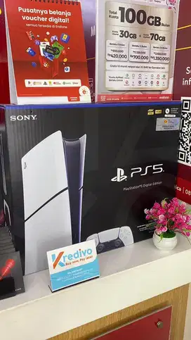 PLAYSTATION 5 SLIM DIGITAL CICILAN PAKAI HOME CREDIT FREE 1x CICILAN